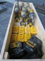 8 x DeWalt Cordless Impact Drivers (7 x DCF886 & 1 x DCD786), 22 x 18v XR Batteries & 4 x Chargers