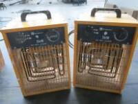 2 x Kingavon 3KW Industrial Heater, Model BB-FH206, 240v