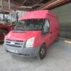 WJ57 PWK: Ford Transit 140 T350 High Top Panel Van in Red, 175,619 Miles, MOT Expires September 2020. Comes with Keys & Docs - 4