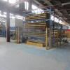 Structural Insulated Panel (SIP) Laminating Bonding Line by Laminating Technology Type 2KAS, S/N RFB-6058, Year 2003.Complete Line with Pick & Place Pallet Loader, Motorised & Manual Rollers feedswith Quantity of Yellow Steel Pallets.Total Line Measures 9 - 35