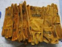 10 x Weld Mig Tan Gloves