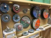 Quantity of Approximately 150 x Assorted Sized Steel Cutting & Grinding Discs to Include 4" & 9"
