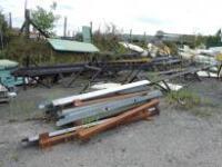 All Scrap Metal Located in Front Yard to Include: RSJ'S Box Metal, Plate Metal, Bar, Galvanized Beams, Offcuts, Pre Fabricated Steel Supports (As Viewed/Pictured)