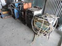 Assorted Equipment to Include: K.E.W 1502VA Jet Washer, Cemont Welder, Kemppi Welder, CEM Mig Welder, 2 x Pallet Trucks,