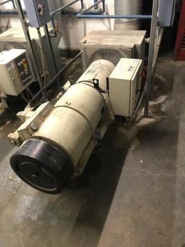 Compair Hydrovane Ltd Hydrovane 178 Rotary Compressor, Model PUAS084135S500, S/N 1780009239505, with Hydrovane Refrigerant Dryer, Model HRD 800 & Large Air Receiver Tank&nbsp;