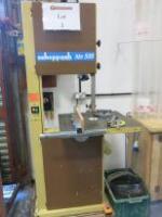 Scheppach HBS 500 Band Saw, S/N 1247BJ. Comes with Box of Spare Saw Bands