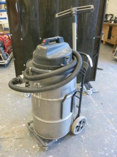Large Commercial Numatic Hoover on Mobile Stand with Lance and Hose