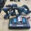 4 x Makita Cordless Power Tools, Consisting of a Drill, Driver, Screw Driver & Jig Saw with Double Slot Charger and 4 x 18v Batteries (3 x 3ah & 1 x 5ah) - 5