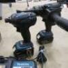 4 x Makita Cordless Power Tools, Consisting of Angle Drill, Screw Driver, Impact Driver & Drill with 2 x Battery Chargers and 5 x 18v Batteries (3 x 3ah & 2 x 5ah) - 2