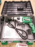 Hitachi DV2082 Corded 240v Hammer Drill in Carry Case