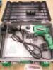 Hitachi DV2082 Corded 240v Hammer Drill in Carry Case