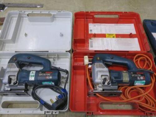 2 x Bosch 240v Jig Saws in Carry Cases