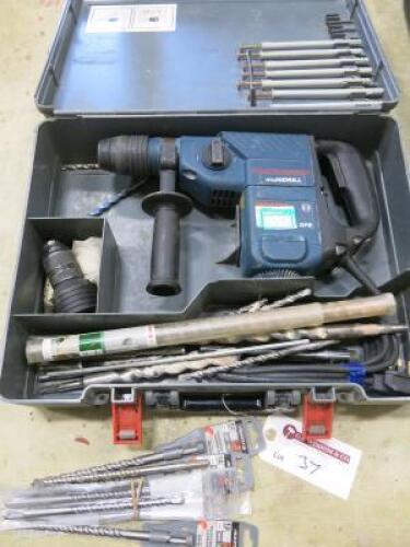 Bosch Multidrill DFE Hammer Drill in Carry Case with Selection of Assorted Masonry Drills (7 New)