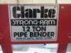 Clarke Strong Arm 12 Ton Pipe Bender Model CHV-12 Part No 7610900 with 7 x Formers with Manual - 3