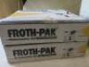 2 x Canisters of Froth Pak FP600 ISO & Polyol & 2 x New/Boxed Applicator Guns with 4 x Slabs of Foam - 2