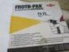 2 x Canisters of Froth Pak FP600 ISO & Polyol & 2 x New/Boxed Applicator Guns with 4 x Slabs of Foam - 3