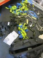5 x G-Force Climbing Harnesses, 1 x Petzl Harness with Various Safety Assist Line Rigging with JCB Carry Case (As Viewed, Untested or Certificated)