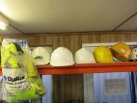 5 x Assorted Site Safety Helmets, 1 x Climbing Helmet & Bag of Hi-Vis Jackets