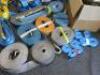 9 x Assorted Ratchet Strops, 6 x Rolls of Ratchet Strop, Box of Assorted Used Ratchets & 4 x Rolls of Stropping - 3