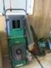 Selection of Gardening Equipment to Include: Qualcast T35 Electric Rotary Mower, Ryobi Leaf Blower, B&D GK1640T Electric Chainsaw, 2 x Wheelbarrows, 3 x Water Hoses/Reels, 3 x Shears, 2 x Weed Pumps & 7 x Assorted Garden Tools (Rake, Spade, Fork & Saw (As - 2