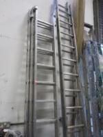 2 x Aluminium Ladders - Combi 200 Double Ladder & Youngman Triple Ladder