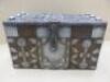 GAME OF THRONES MEMORABILIA - Dragon Eggs from TV Series "Game of Thrones" in Chest with Animated Moving Eggs, Controlled by Remote Control Key-Fob Activation System. LOT UPDATE: Commissioned by HBO's PR & Event Team to promote the show. These are believe - 10