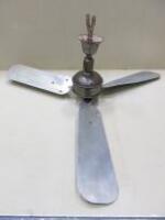 Original 1920's 3 Blade Electric Ceiling Fan