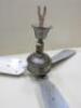 Original 1920's 3 Blade Electric Ceiling Fan - 2