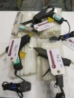 4 x Assorted Glue Guns & Approx 200 Glue Sticks