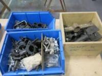 3 x Boxes of Assorted Clamps for Stage Lighting Etc