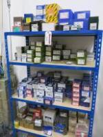 Rack Containing 4 Shelves with Large Quantity of Approx 230 Boxes of Screws in Various Sizes & Types (As Viewed)