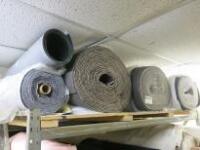 4 x Rolls of Assorted Sound Insulation/Underlay