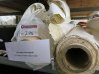 2 x Rolls of Matt White Scenic Canvas. Size 50m x 266cm & 1 x Other