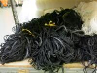 Large Qty of Assorted Netting to Include: 7 x Bails of Black Course Net, Mixed Qty of Fine and Bundle of White Net (As Viewed)