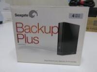 Seagate 4TB Back Up Drive in Box