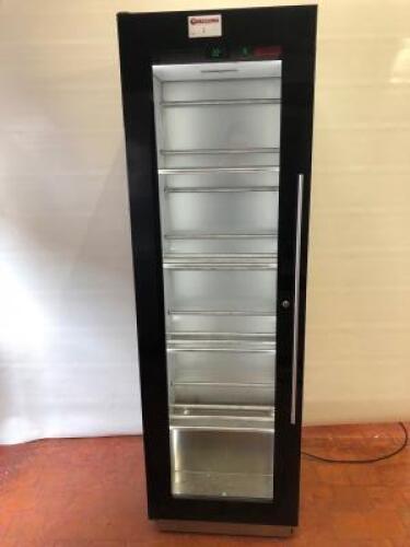 Angelopo Miami Illuminated Glass Fronted Wine Fridge, Type 5023534MYMDVTX4, S/N 171135402065. Size H197cm x W61cm x D53cm