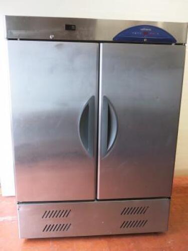 Williams 2 Door Fridge, Model LZ32 Zircon 20000 on Castors. Size H190 x W140 x D70cm