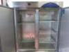 Williams 2 Door Fridge, Model LZ32 Zircon 20000 on Castors. Size H190 x W140 x D70cm - 4