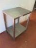 Stainless Steel Prep Table with Shelf Under, Size H90 x W65 x D51cm - 3
