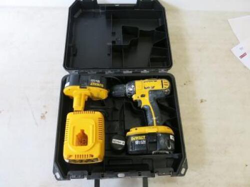 DeWalt Cordless Drill. Comes with 2 x Batteries&nbsp;(2 x 2.6Ah 18V) & Charger (As Viewed)&nbsp;