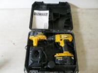 DeWalt Cordless Drill. Comes with 2 x Batteries (2 x 2.6Ah 18V) & Charger (As Viewed)   