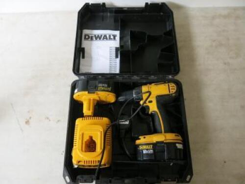 DeWalt Cordless Drill. Comes with 2 x Batteries (2 x 2.6Ah 18V) & Charger (As Viewed)&nbsp;&nbsp;