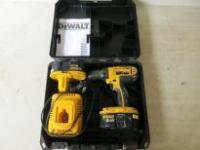 DeWalt Cordless Drill. Comes with 2 x Batteries (2 x 2.6Ah 18V) & Charger (As Viewed)  