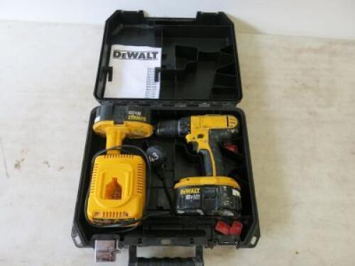 DeWalt Cordless Drill. Comes with 2 x Batteries (2 x 2.6Ah 18V) & Charger (As Viewed)   