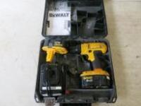 DeWalt Cordless Drill. Comes with 2 x Batteries (2 x 2.6Ah 18V) & Charger (As Viewed)  