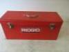 Ridgid Sink/Drain Cleaning Machine, Model K-45. Comes with Metal Carry Case. NOTE: Core cable does not retract & requires attention or new drum - 2