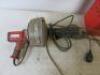 Ridgid Sink/Drain Cleaning Machine, Model K-45. Comes with Metal Carry Case. NOTE: Core cable does not retract & requires attention or new drum - 3