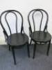 5 x FAMEG Bentwood Bitro Side Chairs in Black - 2