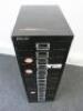 Bisley 15 Draw Black Filing Cabinet. NOTE handle missing from 1 draw - 2