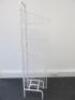 White Metal 5 Basket Display Shelf/Self Help Stand. H170cm - 2